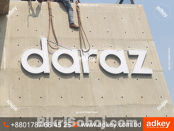 Best 3D Acrylic Letter LED Sign ACP Board in Dhaka BD